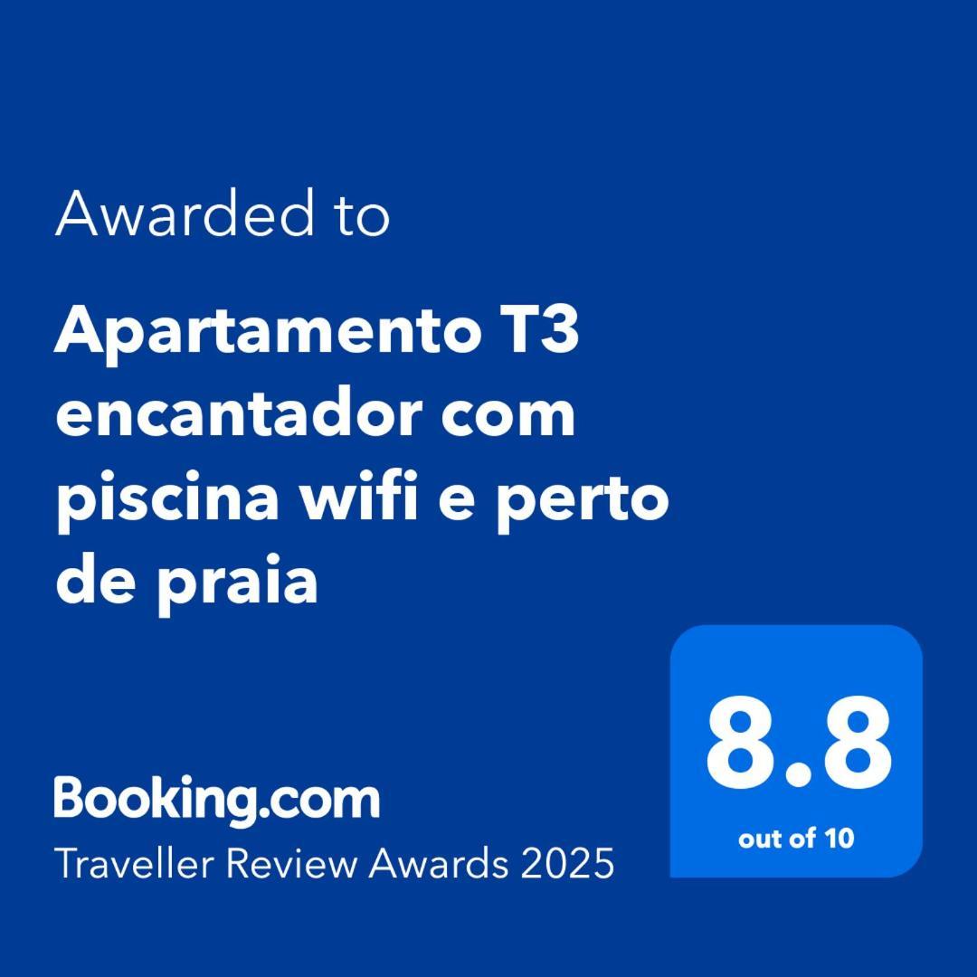 Apartamento T3 Encantador Com Piscina Wifi E Perto De Praia Santa Maria Eksteriør billede